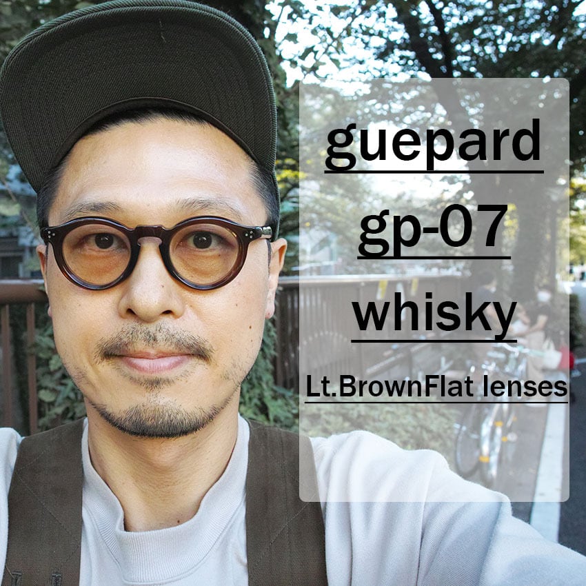 guepard ギュパール / gp-07 / whisky - Light Brown Flat lenses ...