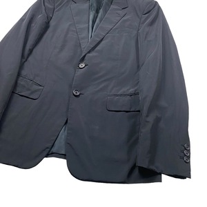 PRADA black nylon tailored jacket