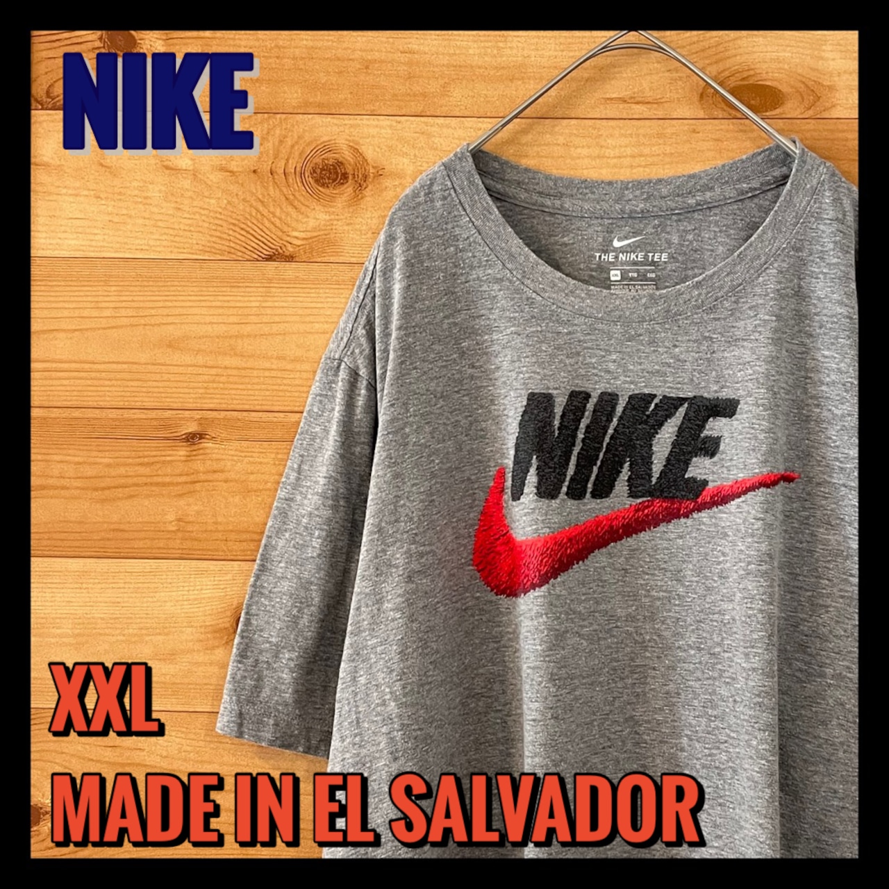 【NIKE】ナイキ スウッシュ ロゴ  オーバーサイズ Tシャツ アメリカ古着