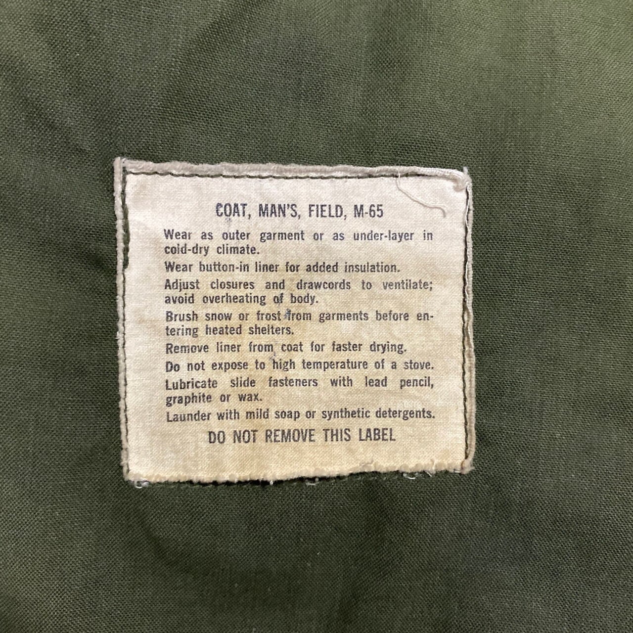 67年納品 60年代 ビンテージ U.S.ARMY 米軍実品 M-65 ミリタリー