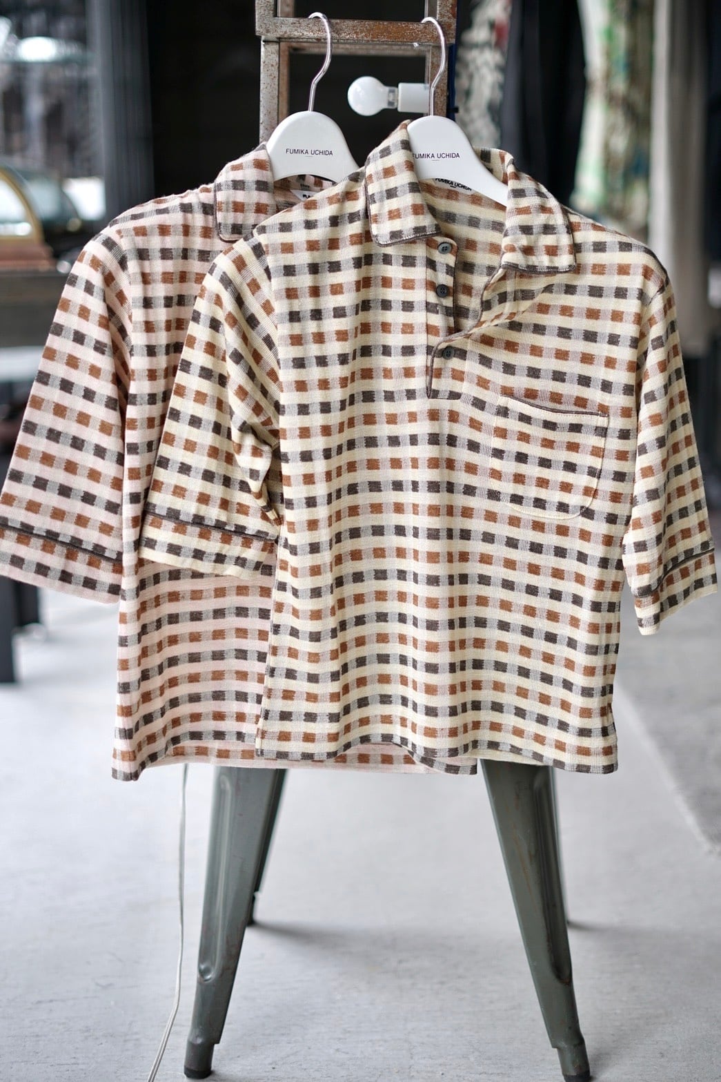 FUMIKA UCHIDA ダークグレー スクエアネック 半袖Tシャツ THE NORTH FACE（ザ ノースフェイス） Tシャツ 半袖 メンズ ファイン