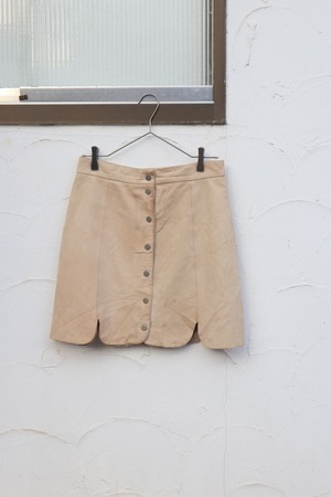 leather mini skirt - made in Turkey