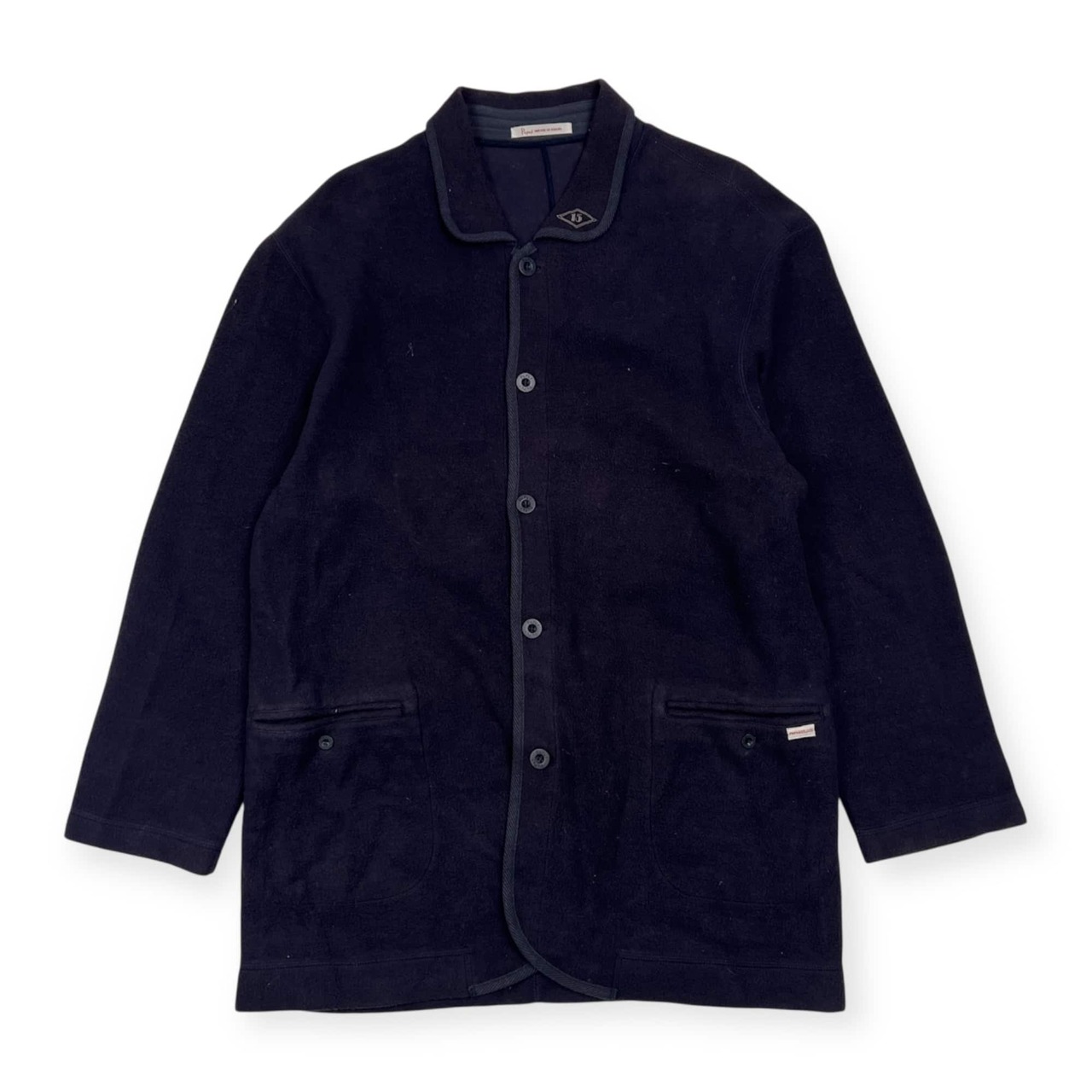 Papas パパス フリース ジャケット M/ネイビー メンズ