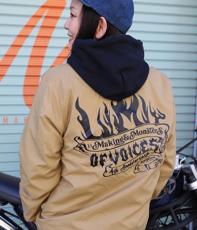 LIMIT OF VOICES - COACH JACKET コヨーテ /Sサイズ