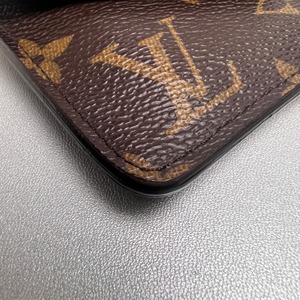 LOUIS VUITTON ヴィトン ポルトカルトレクトヴェルソ レザー 小銭入れ、コインケース ブラウン A-14283