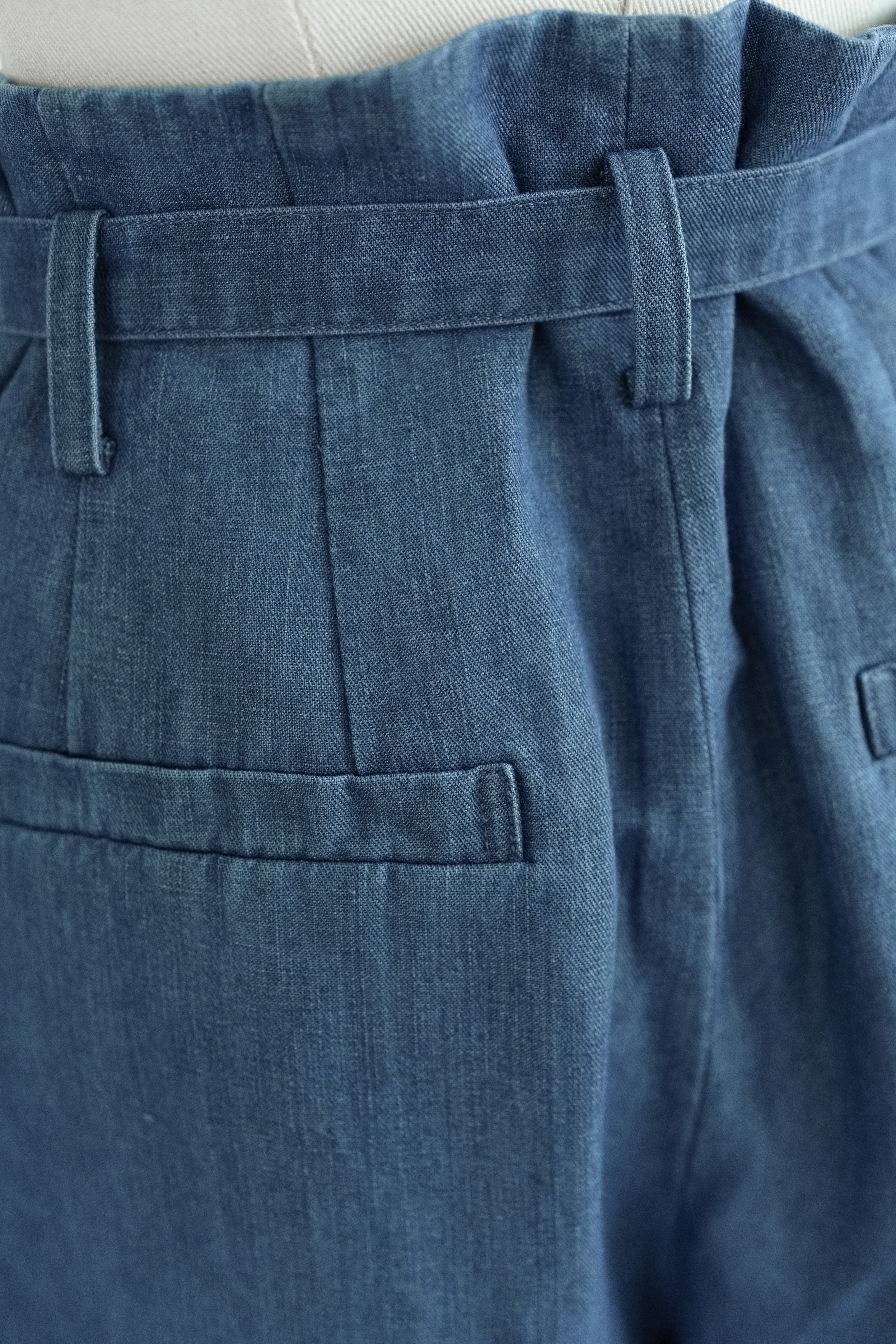 DENIM sizeless pants 12月中旬頃からの12月下旬頃発送 | roughlow
