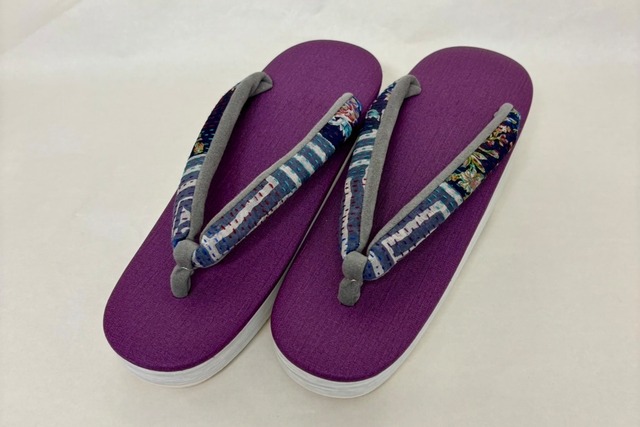 ミエコミンツオリジナル鼻緒　カレンブロッソ Lサイズ   パープル