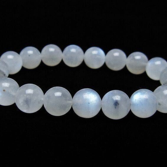 ムーンストーン ブレスレット 11mm 一点物 メール便可 [M便 1/10] 111-44853