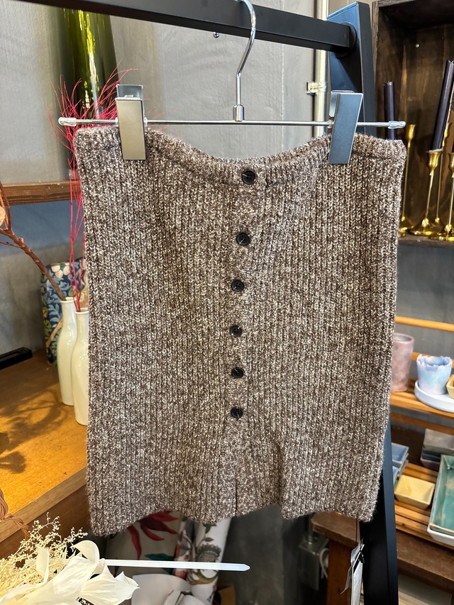 Mixed Knit 2-Way Tube Top Bustier ※店頭在庫あり(売り切れでもお問い合わせください)