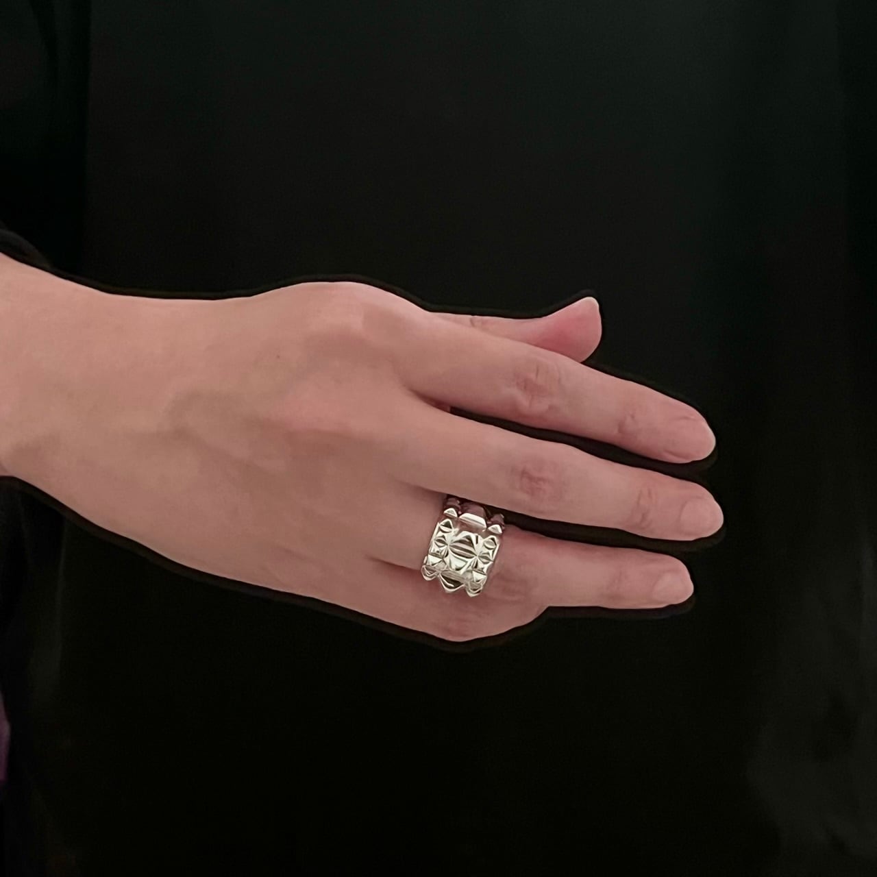 HERMES Espionne Ring GM Sterling Silver 54 | エルメス エスピオンヌ