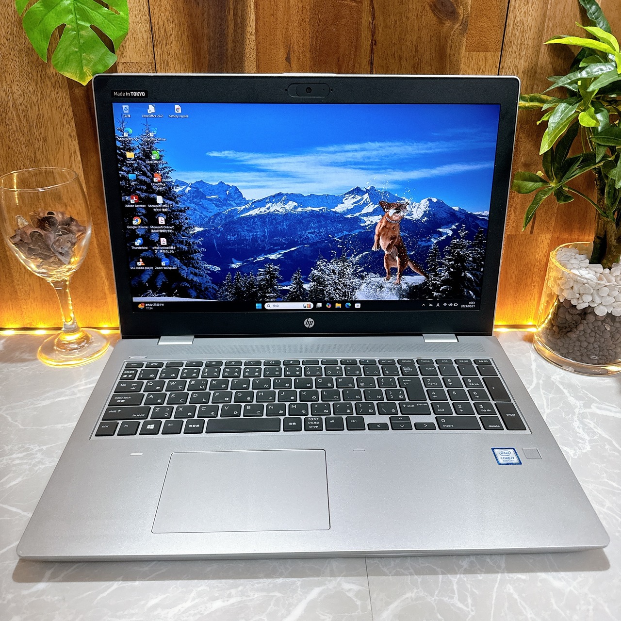 人気・最高峰‼️HP ProBook 650 G5/最高峰Core i7第8世代/メモリ16GB/SSD256GB/ノートパソコン