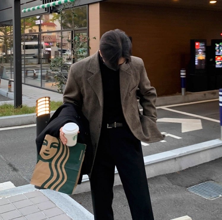 メンズ 韓国風 ウール スーツジャケット Ry056 | Rycodo