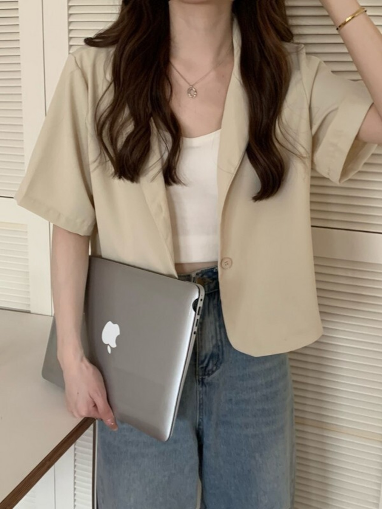 ショートスリーブジャケット D1384