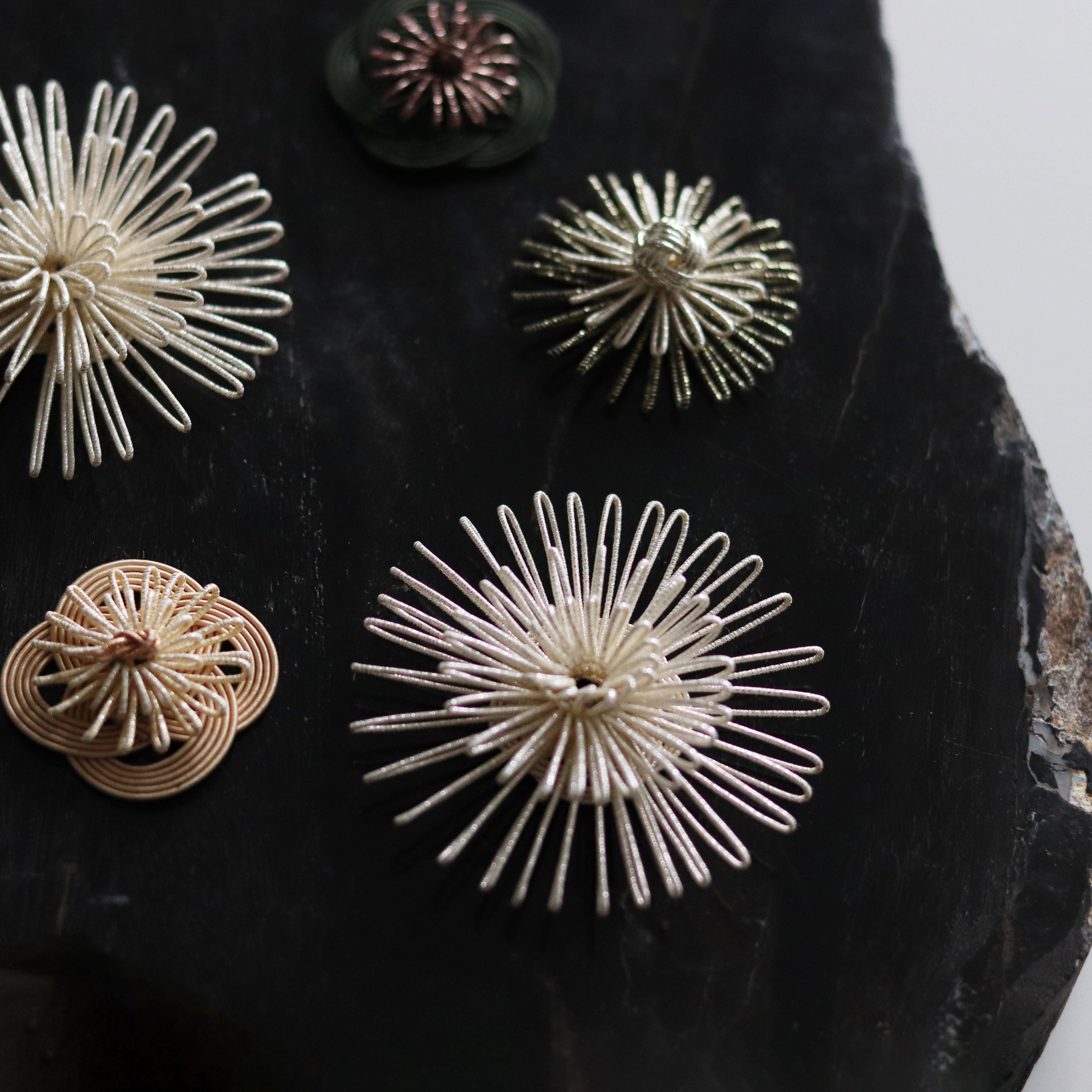 水引細工キット 重陽の節句 菊［オンライン講座 2025年7月制作課題