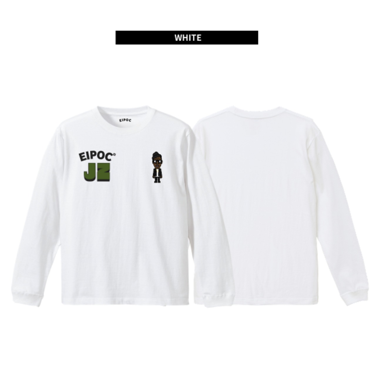 EIPOC PARIS "JZ" L/S T-Shirts (Black/White) - 2