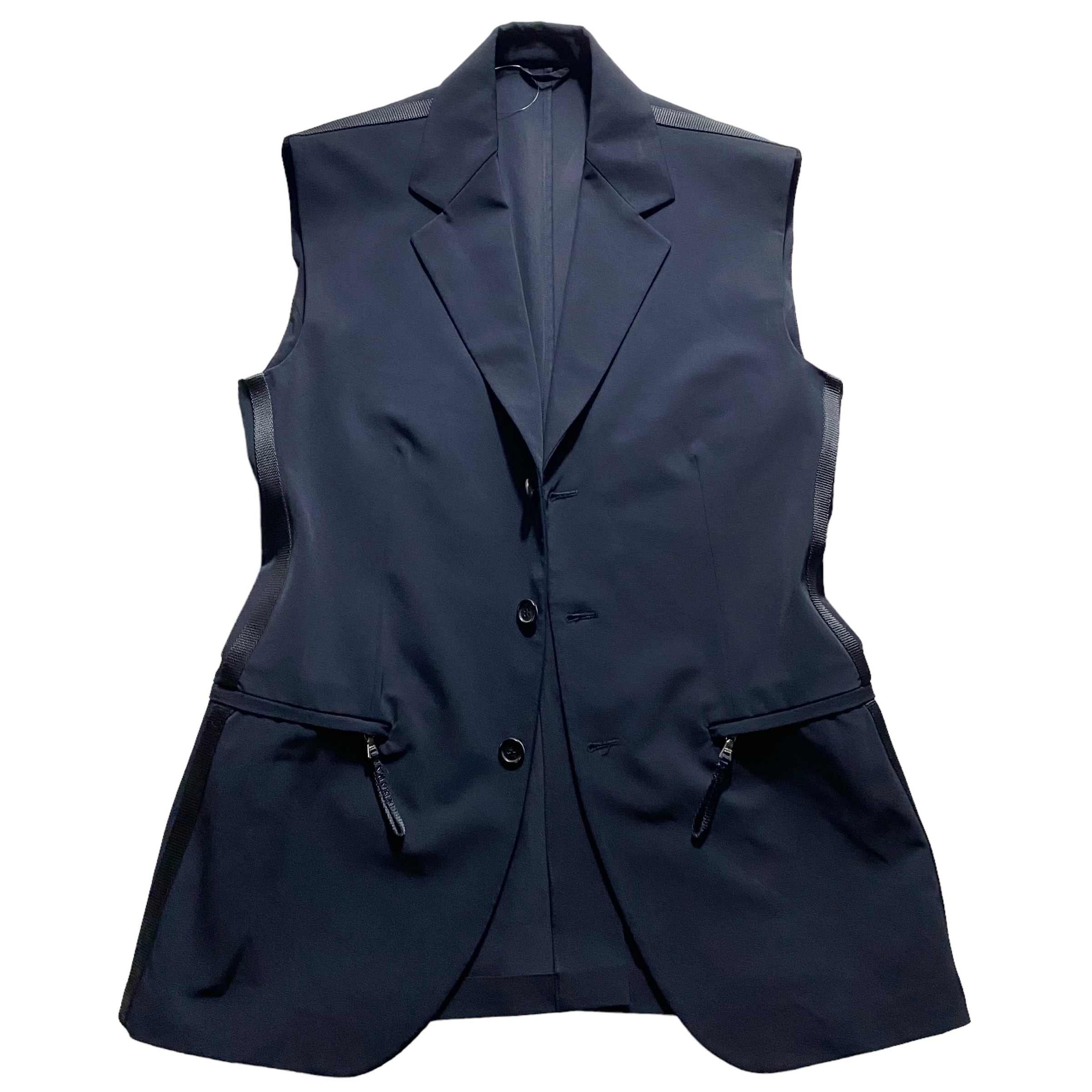 archive 1990's PRADA technical fabric layered tailored archive 1990's PRADA technical fabric layered tailored