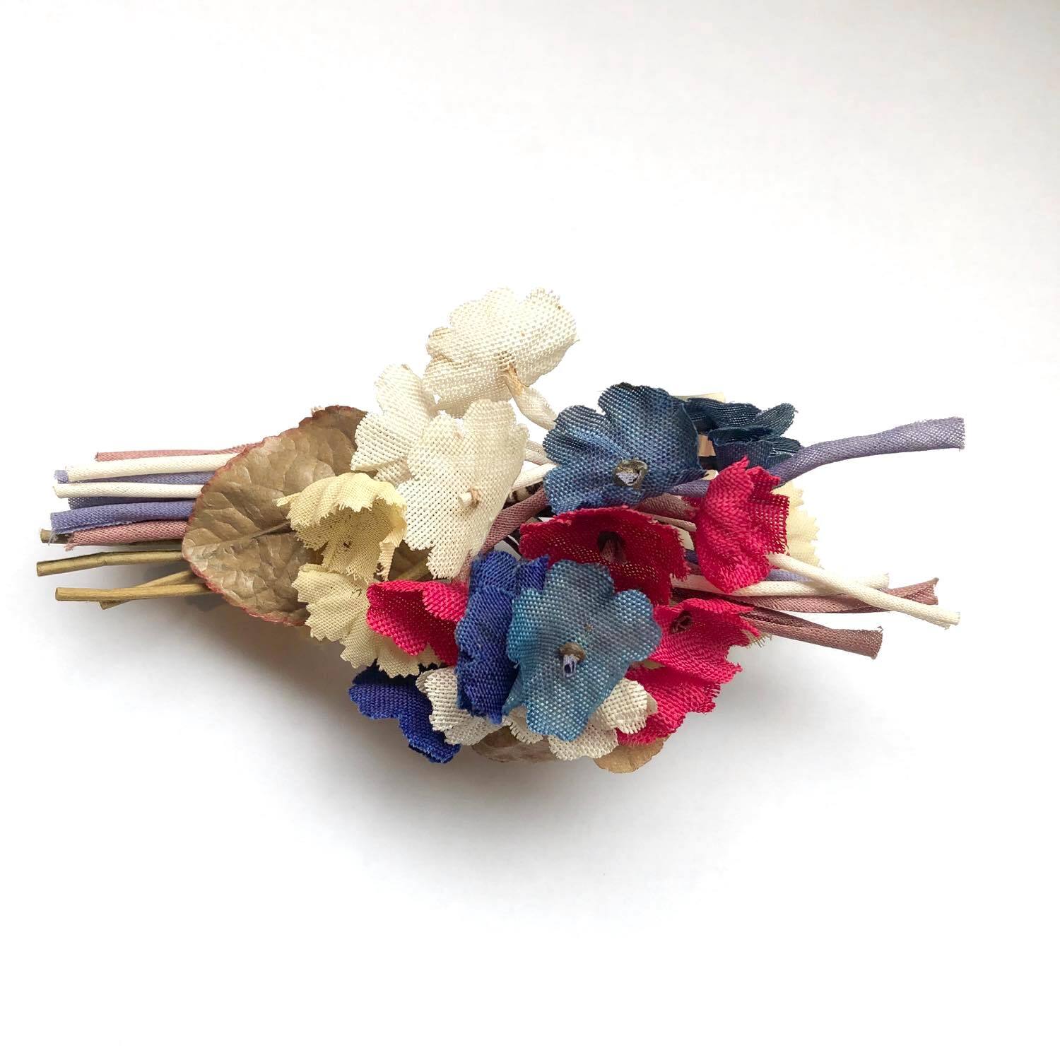 ヴィンテージ　お花 カラフル花いっぱいのヴィンテージ花束 | Dua-アクセサリーパーツショップ