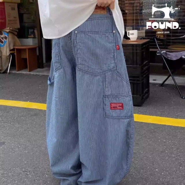Street Striped Work Pants(240)