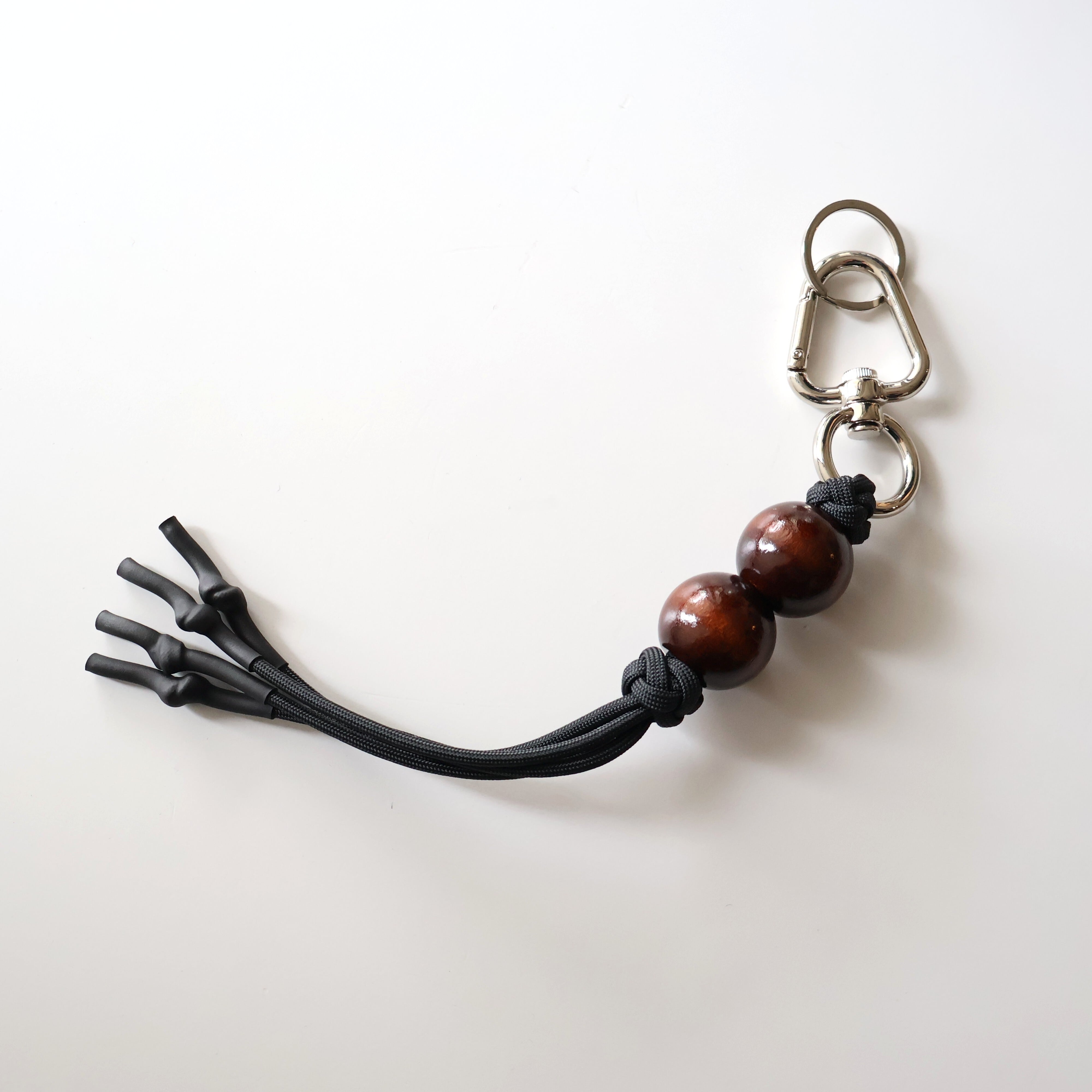 MIDTHINGS “ CHARM KEY CHAIN ( Brown*Black )” | H.inch