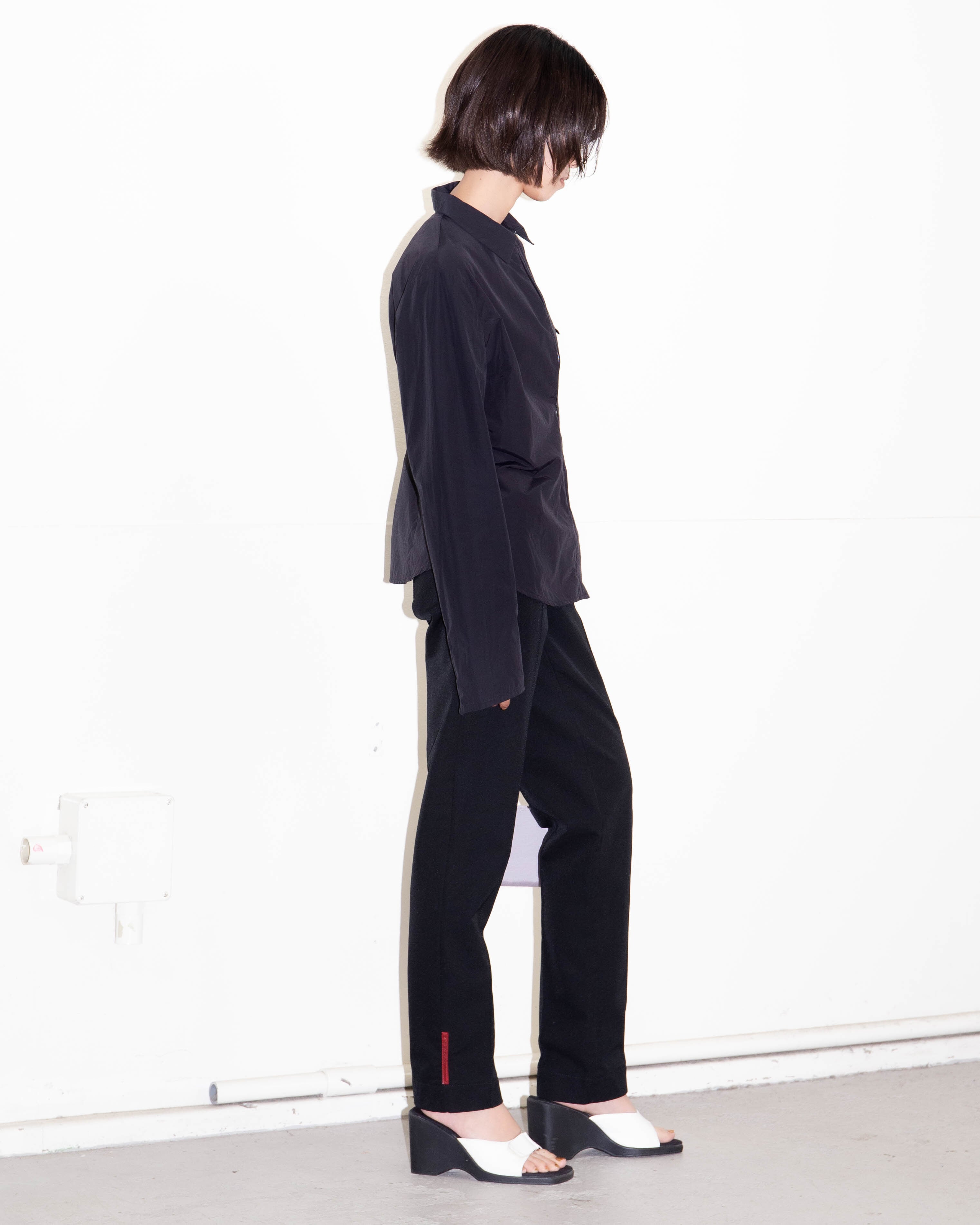 early 2000s PRADA SPORT - center seam slim pants | LUIK FINN