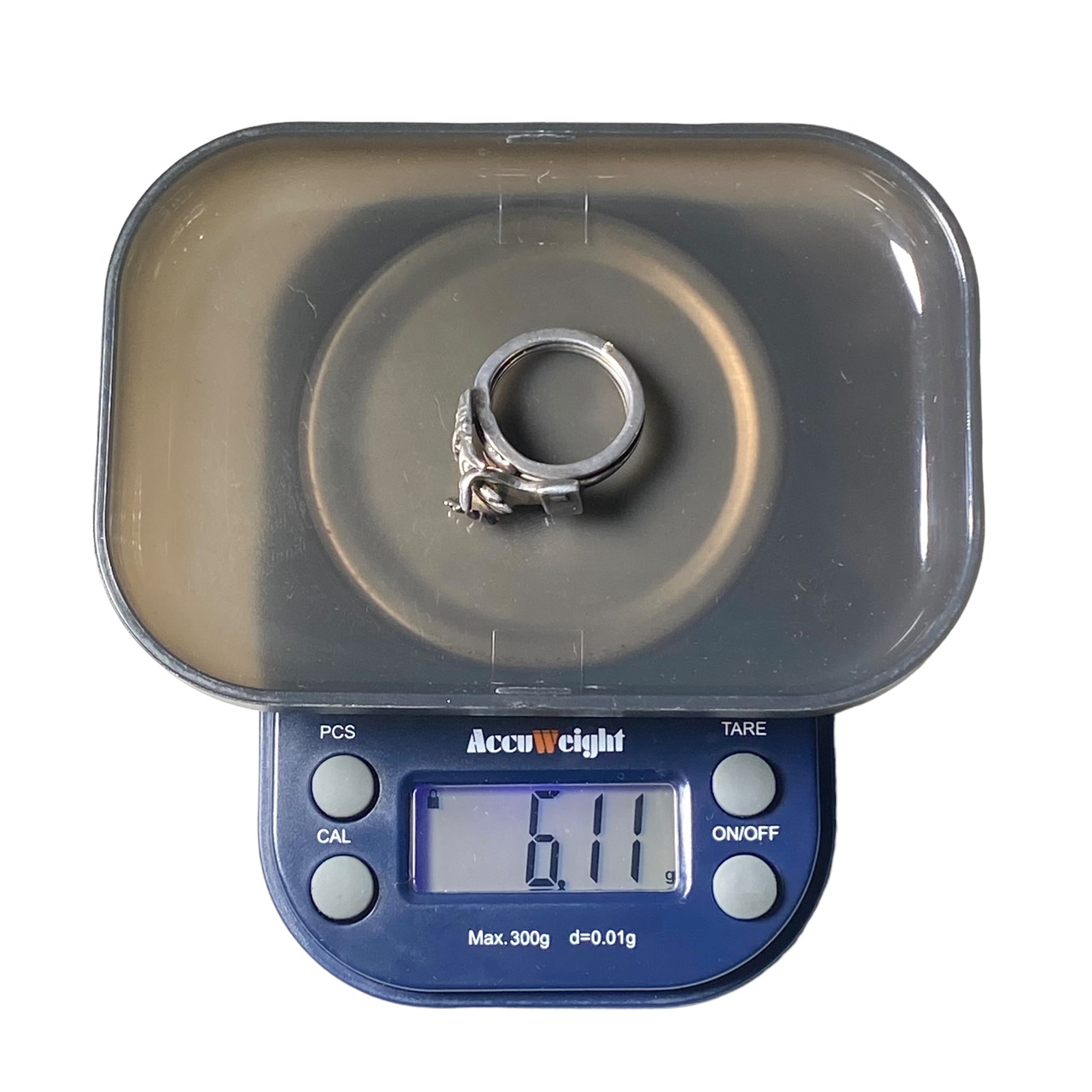 vintage Mexican silver “Fede Gimmel Ring”