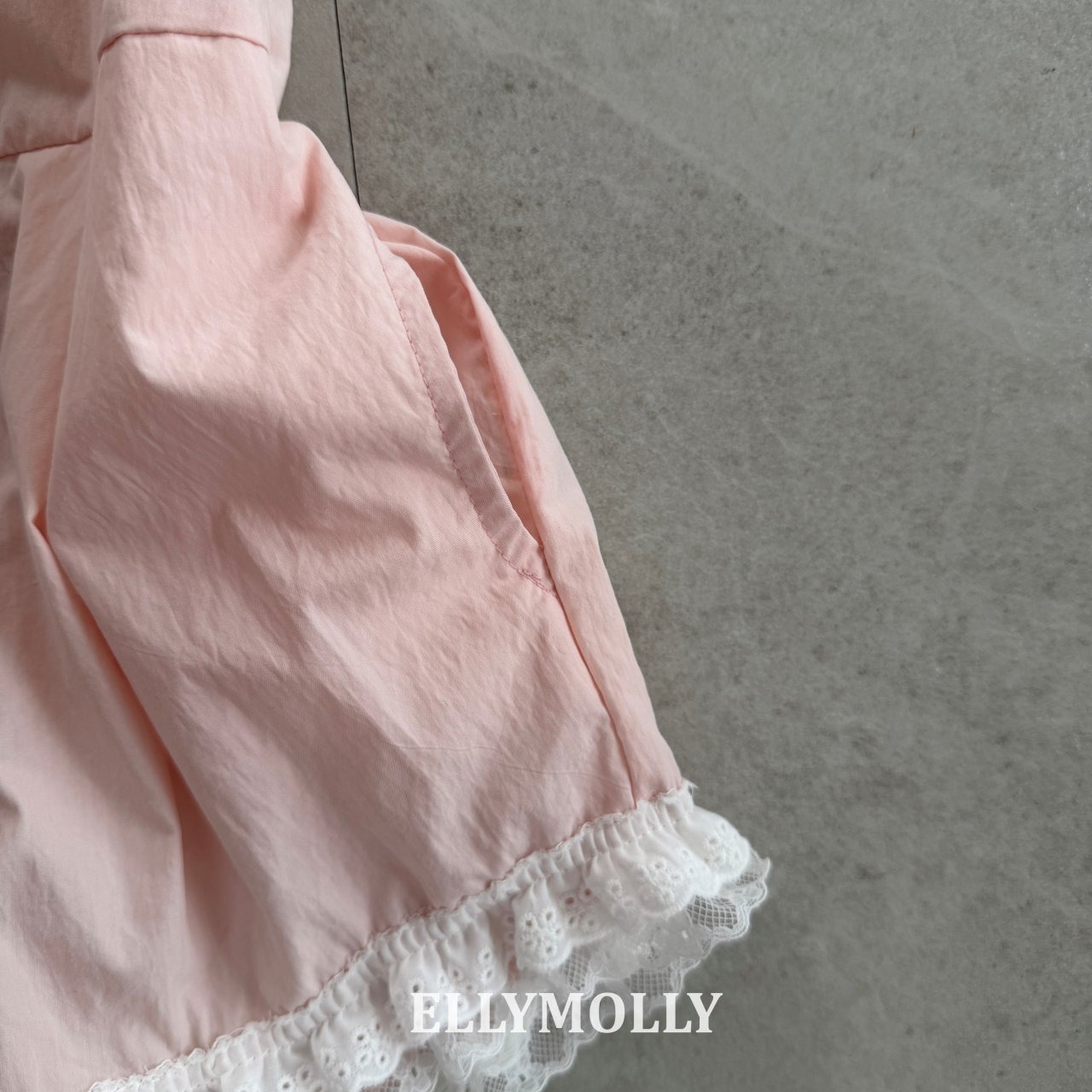 [ELLYMOLLY] Pure Lace Romper / [엘리몰리] 퓨어레이스롬퍼