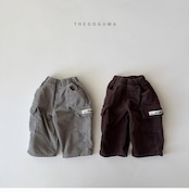 ザゴグマ / THE GOGUMA / コーデュロイカーゴ裏起毛パンツ / 韓国子供服 / キッズ / 26winter〖取寄〗*XS~XL*