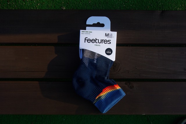 feetures（フィーチャーズ）  TRAIL MAX CUSHION MINI CREW　CloudVeil Navy