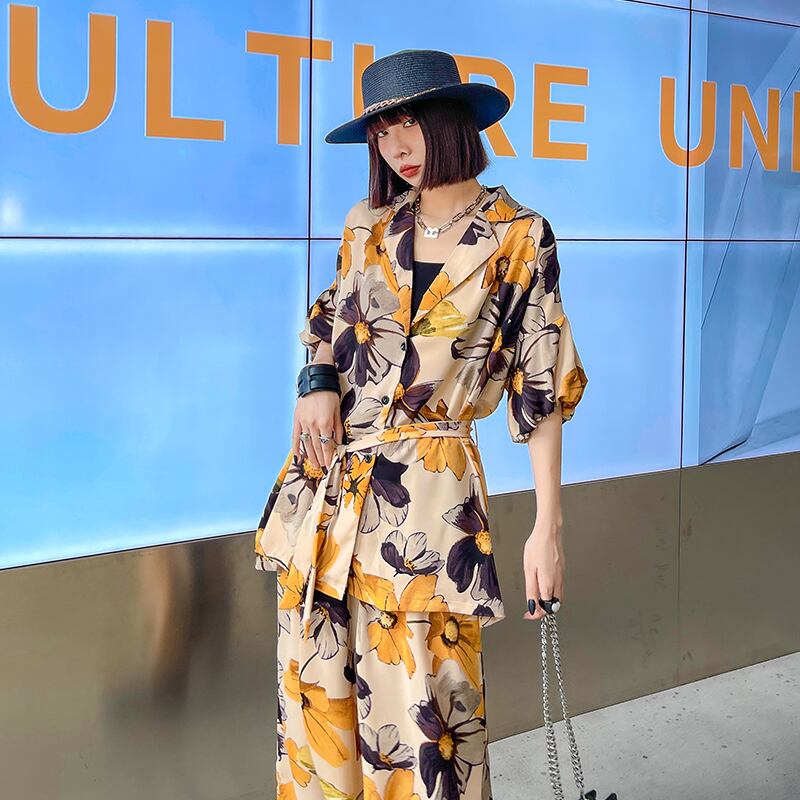 スタイルサマープリントパンツ 夏物 ラブタオタオダレンハウス45078833303