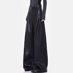 PU Leather Pants Wide Leg Pants (ME149)