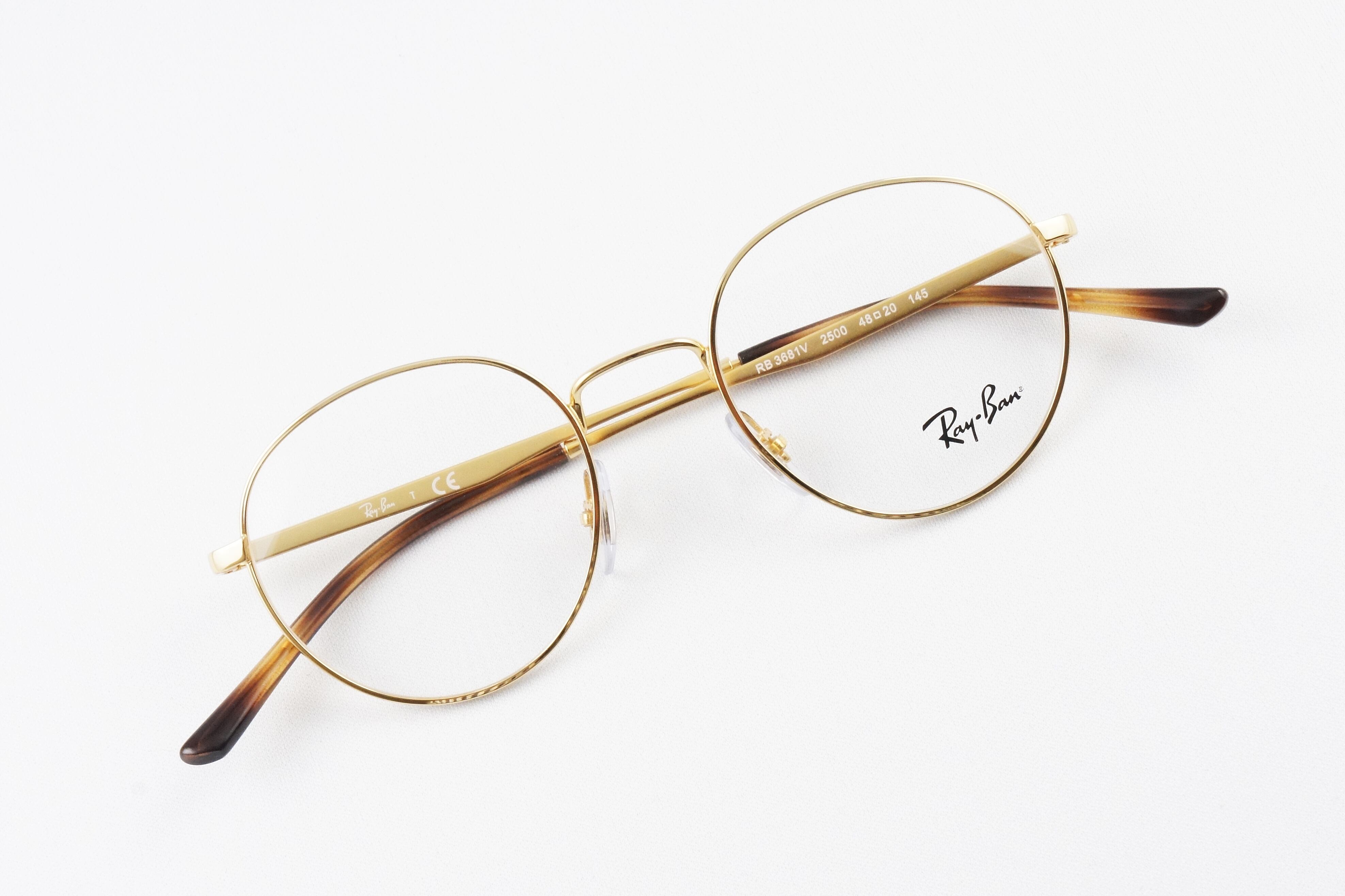 Ray-Ban メガネ RX3681V 2500 ボストン クラシカル 丸メガネ 眼鏡