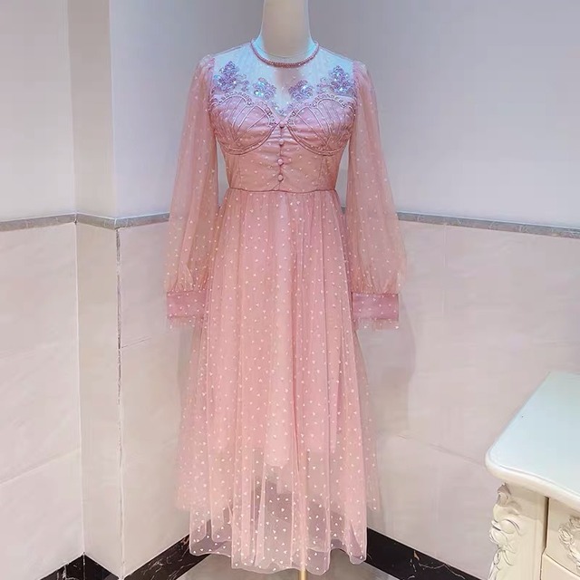 ピンク ビーズ スパンコール ワンピース ガーリー シンプル ドレス Loveysmileshop ピンク ビーズ スパンコール ワンピース ガーリー シンプル ドレス Loveysmileshop
