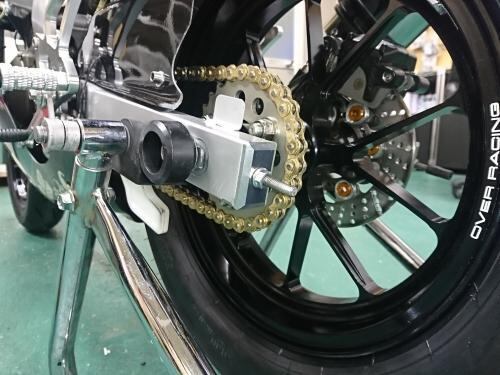 T-tech】NSR50/NSR80/NSF100用アルミ削り出しチェーンアジャスター