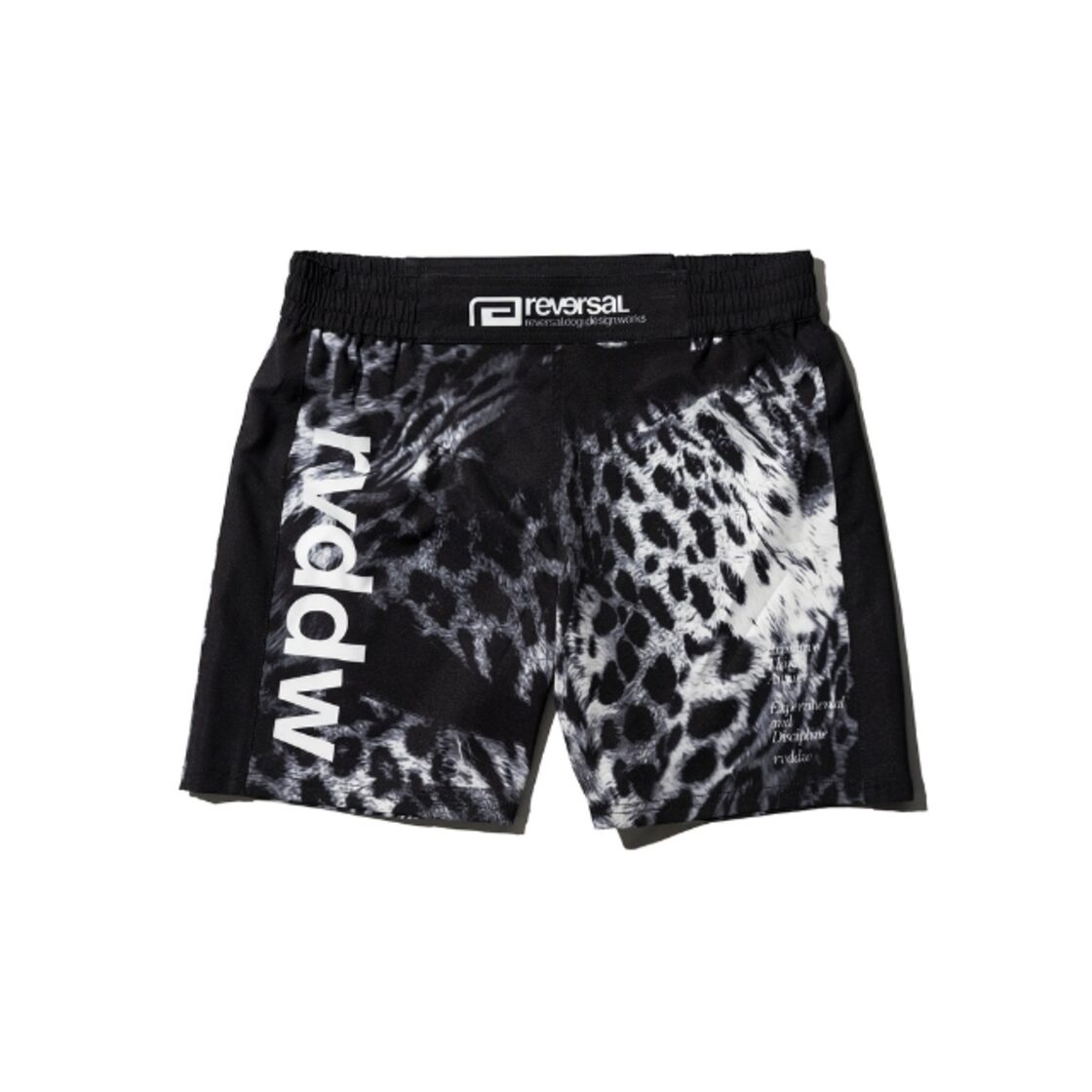 reversal】LEOPARD FIGHT SHORTS（SHORT LENGTH / NO POCKET 