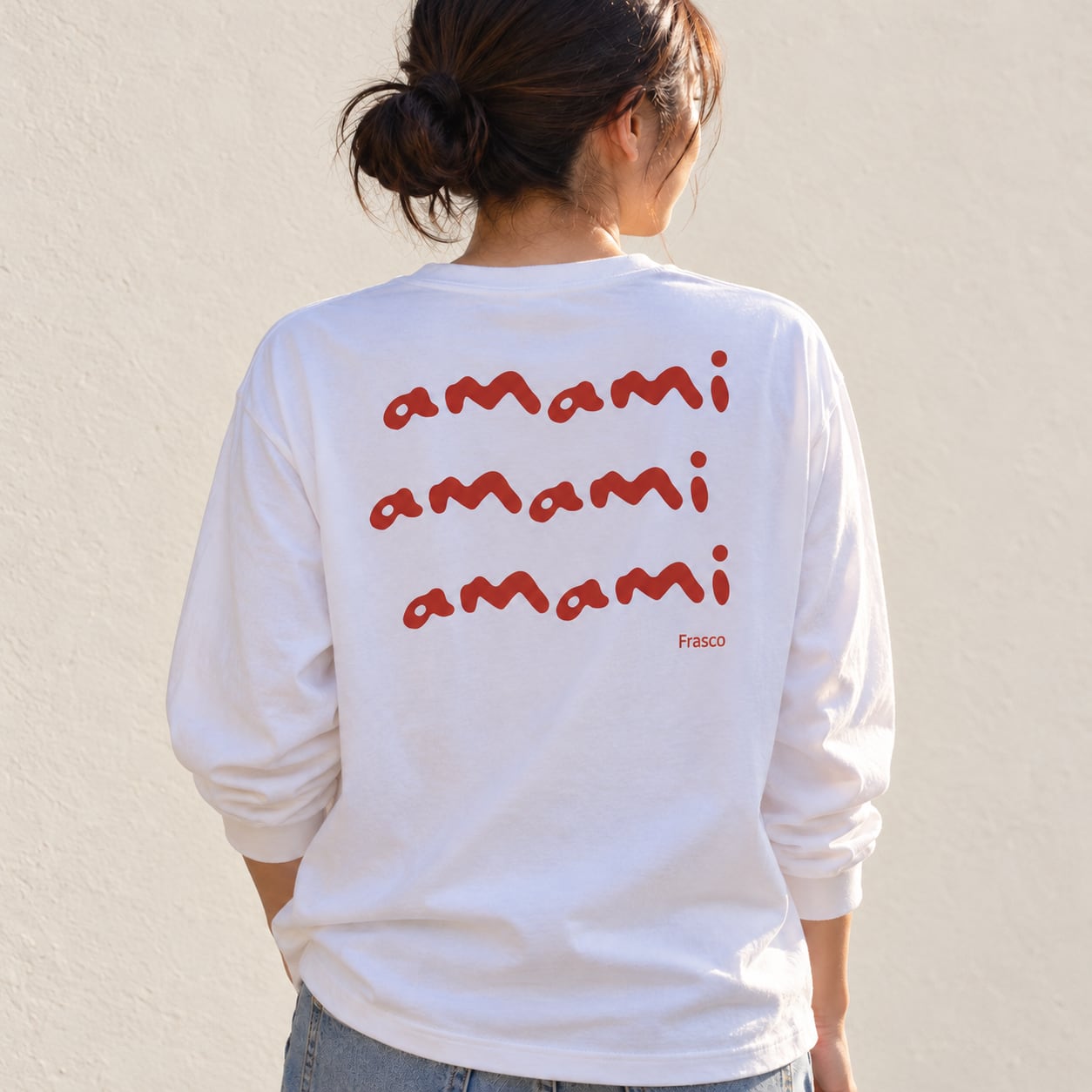amami ロングスリーブTシャツ | UNISEX 6.2oz