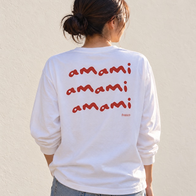 amami ロングスリーブTシャツ | UNISEX 6.2oz