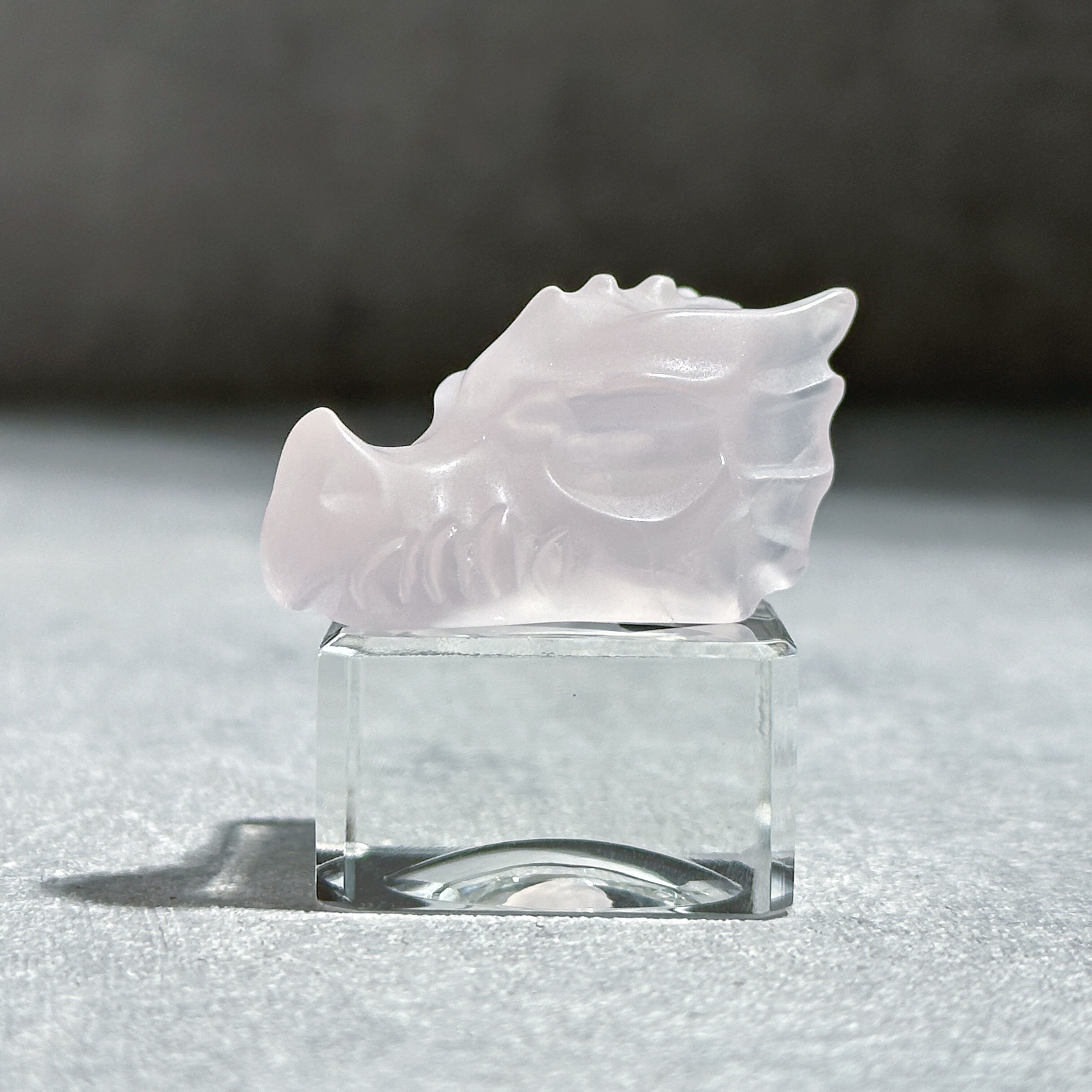 ローズクォーツ ドラゴン 龍 辰年 天然石 【公式通販】