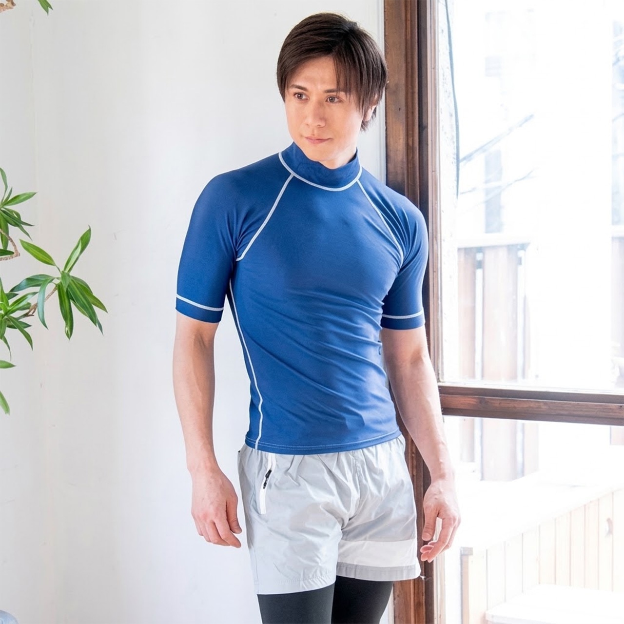 DELLING 日本製 ラッシュガード(撥水・起毛タイプ)ショートスリーブ ユニセックス