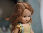 イエローワンピースとボネ　「Nancy Ann Story Book Doll」（アイくすみ・欠けあり） 画像5