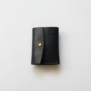 tri-fold wallet - bk - reverse