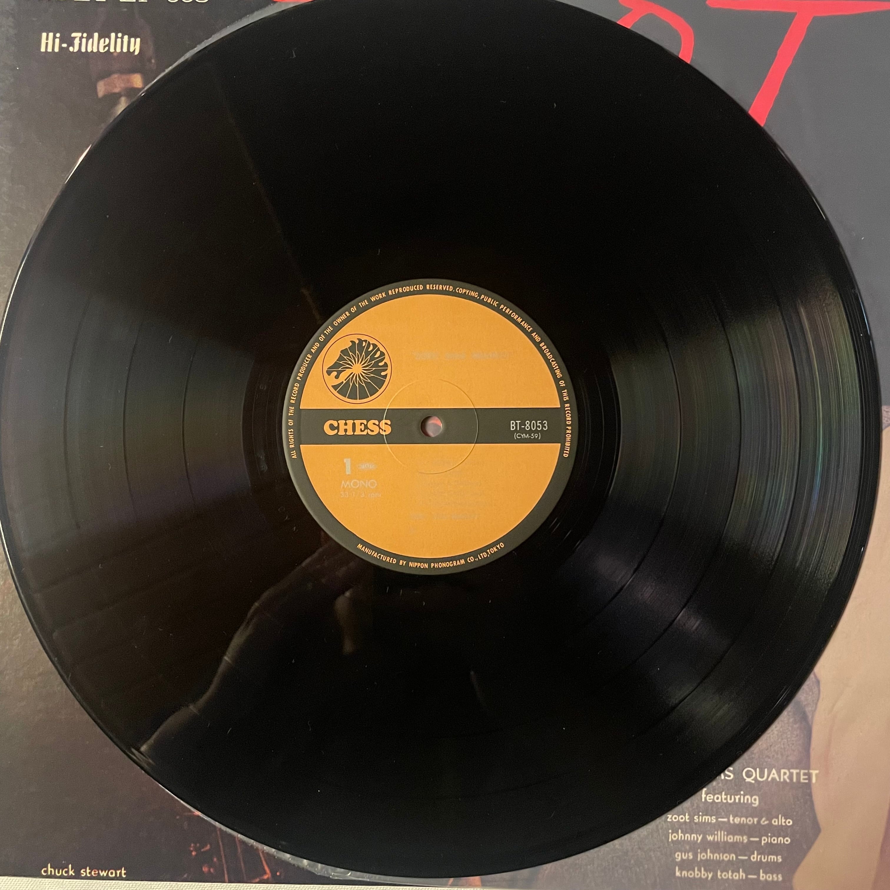 Zoot Sims Quartet / Zoot LP 国内盤【USED Vinyl】 | THEE COFFEE