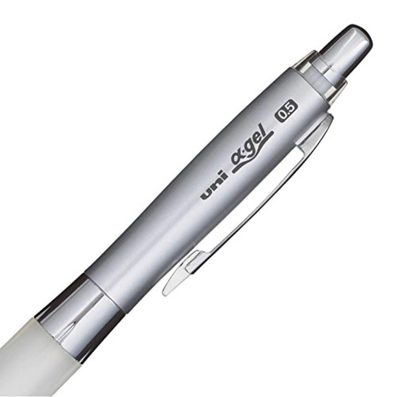 三菱鉛筆 シャーペン アルファゲル 0.5 やわらかめ ホワイト M5617GG1P.1