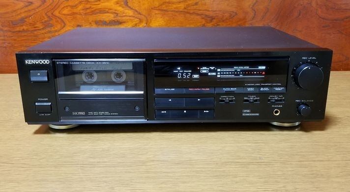 KENWOOD KX-3510 オートリバースカセットデッキ 録・再良好 動作保証