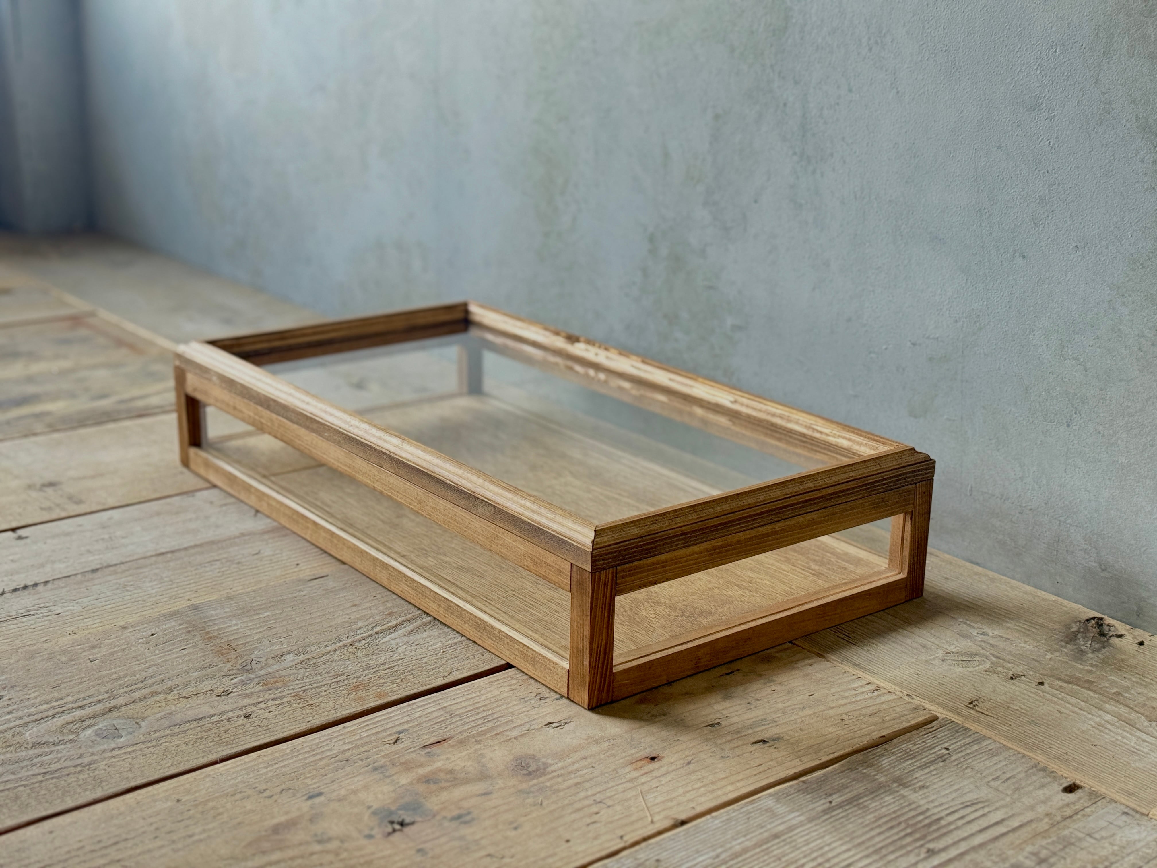 display showcase】店舗什器 木製ショーケース/ディスプレイケース