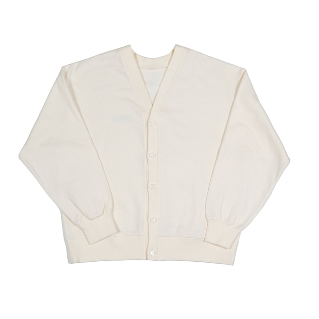 cursive Logo 2Way Cardigan WHITE (TL009-CU)