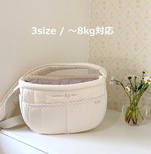 3Size / 予約【near by us】tarte bag《Soft Cream》