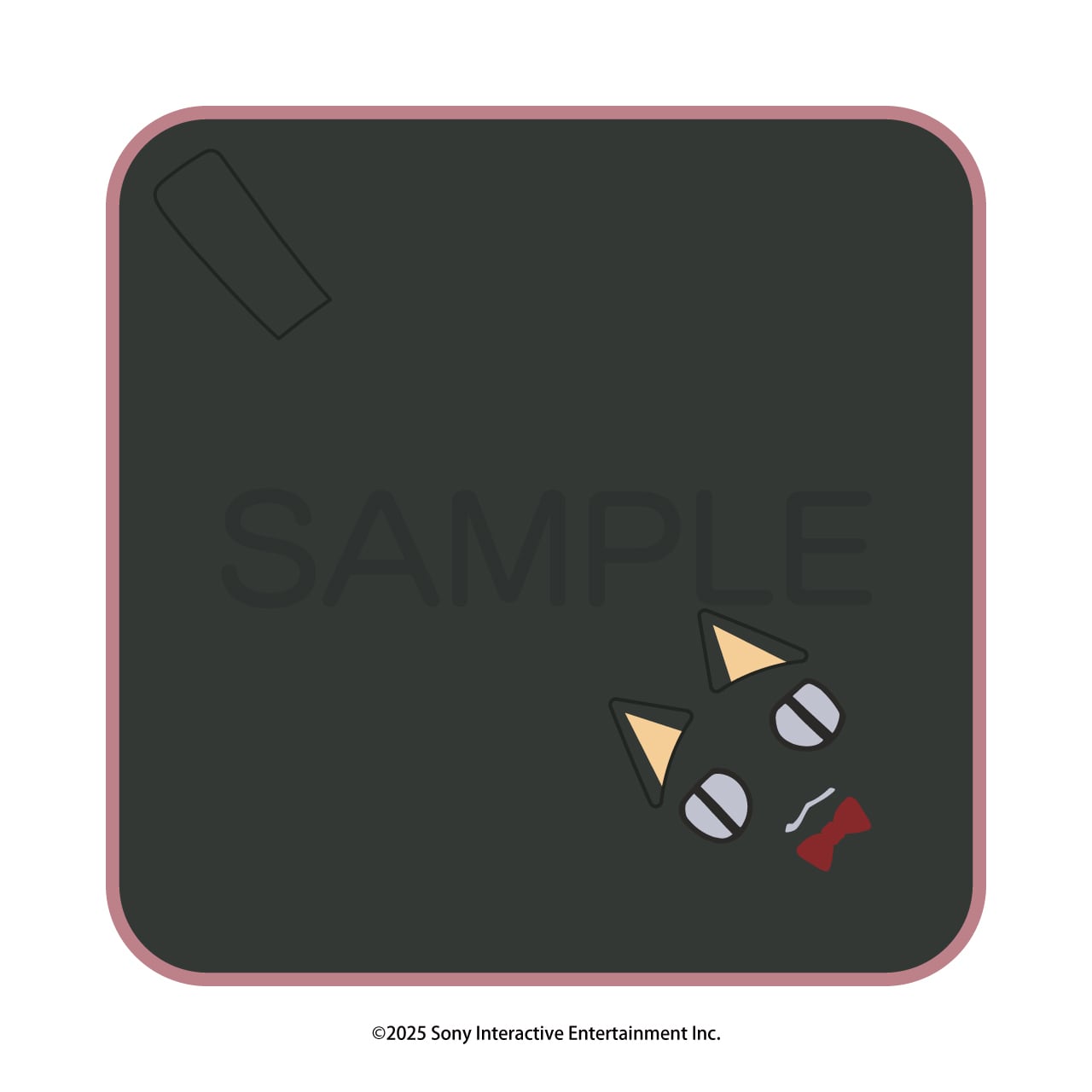 どこでもいっしょ アイスカップ風タオル クロ | あるじゃんマーケット