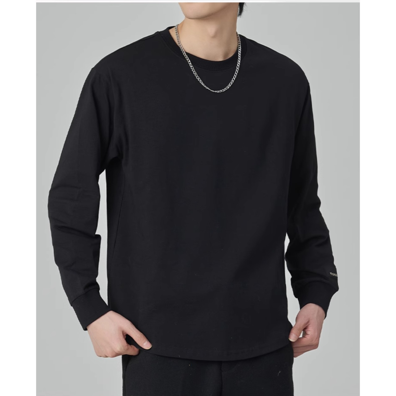 ロングスリーブ クルーネックTシャツ af0236