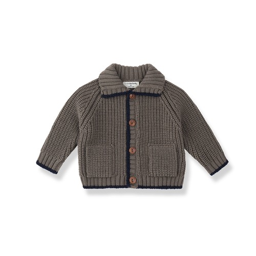 1 + in the family(ワンモアインザファミリー) / 26aw BRESCIA / dark taupe / 18M・24M・36M・48M