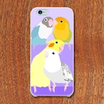 iPhoneケース オカメインコ ボタンインコ コザクラインコ【各機種対応】